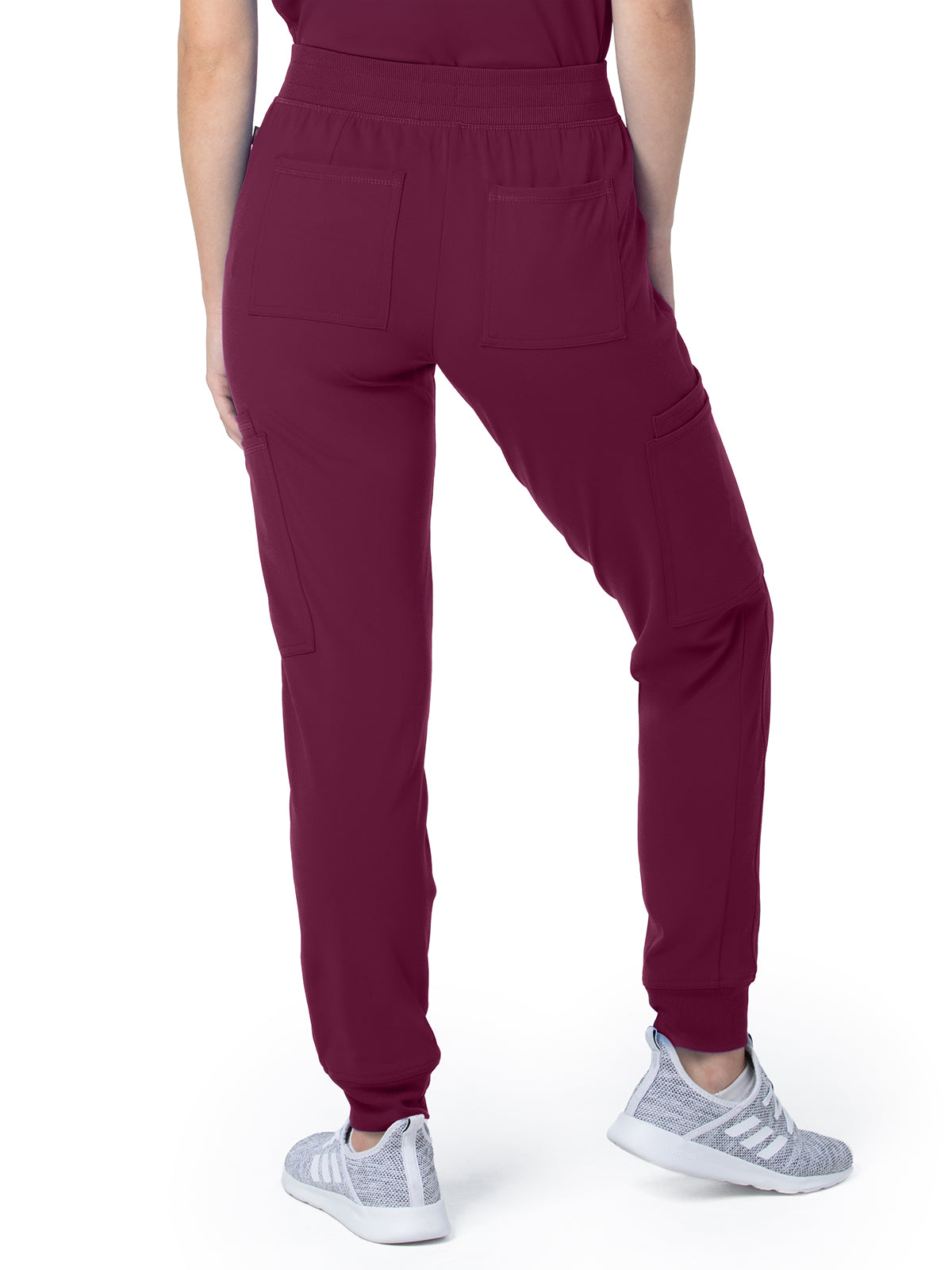 Women's Rib-Knit Elastic Waist Pant