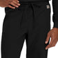 Unisex Mid-Rise Waist Jogger Pant - LB404 - Black