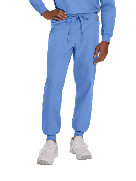 Unisex Mid-Rise Waist Jogger Scrub Pant