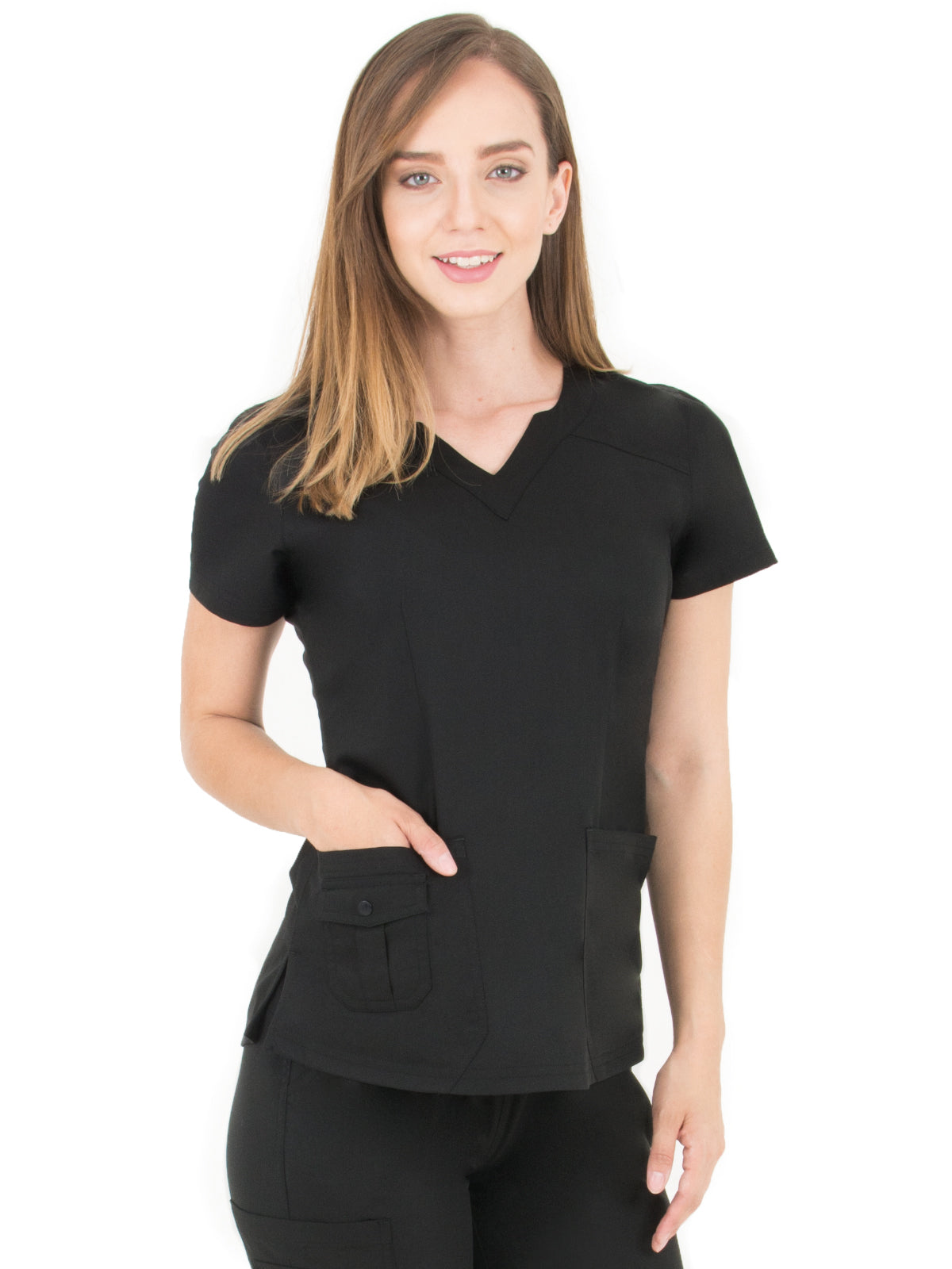 Women's Scallop Neckline Top