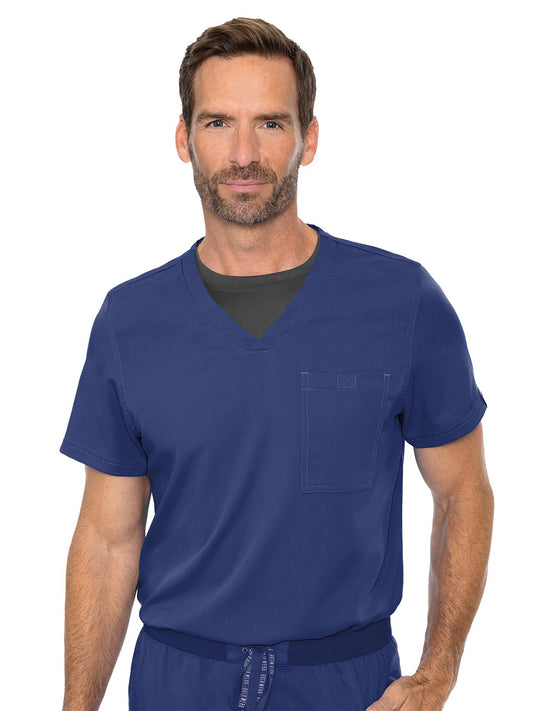 Men's 1-Pocket Tuck-In Scrub Top