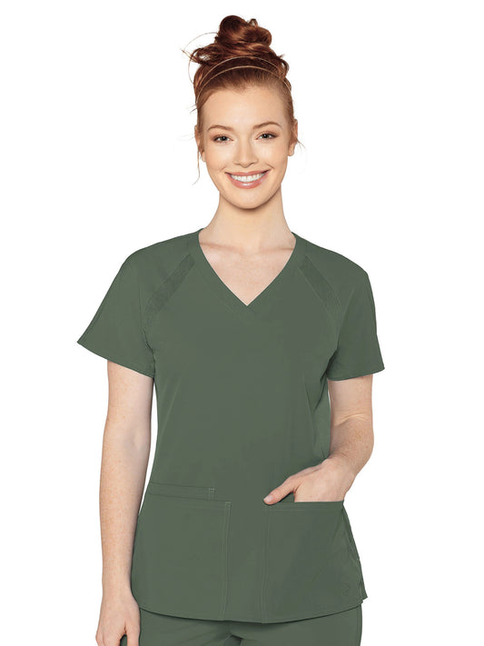 Women's 3-Pocket Classic V-Neck Top