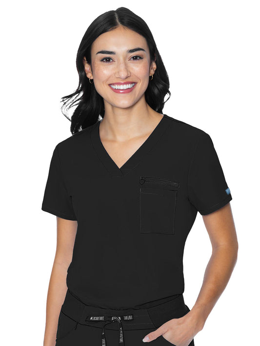 Women's 2-Pocket V-Neck Top