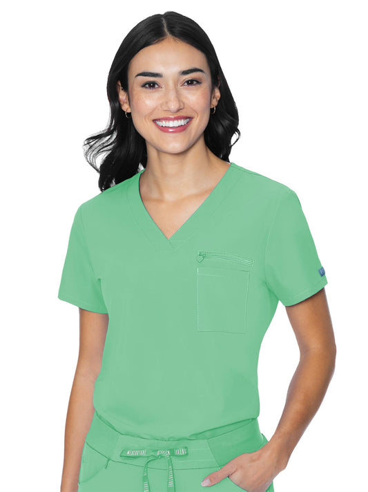 Women's 2-Pocket V-Neck Top