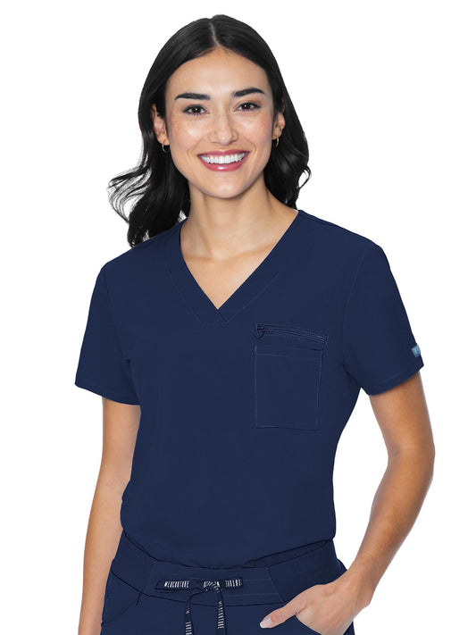 Women's 2-Pocket V-Neck Top