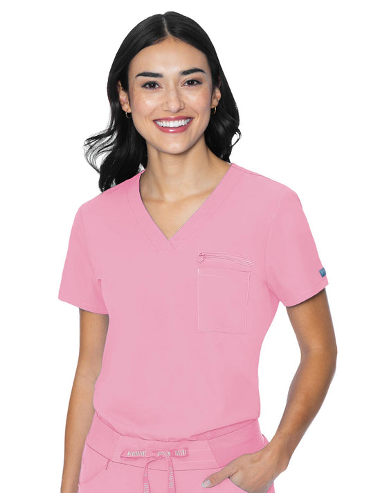 Women's 2-Pocket V-Neck Top