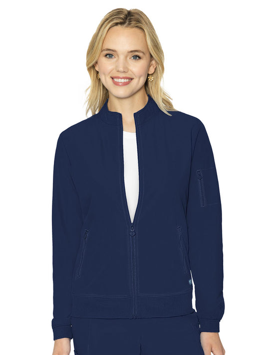 Women's 3-Pocket Warm-Up Scrub Jacket