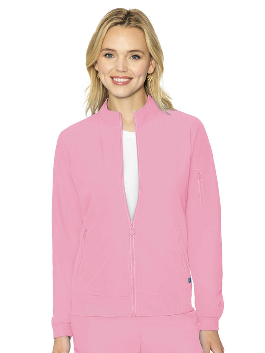 Women's 3-Pocket Warm-Up Scrub Jacket