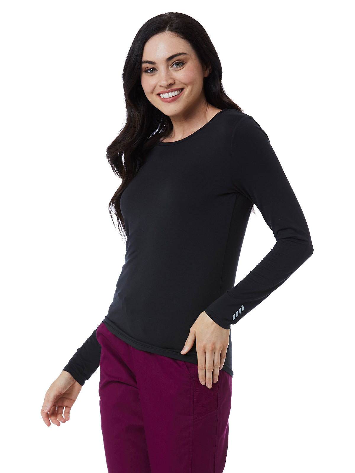 COOLMAX Long Sleeve Under Scrub Tee