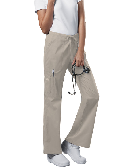 Mid Rise Drawstring Cargo Pant