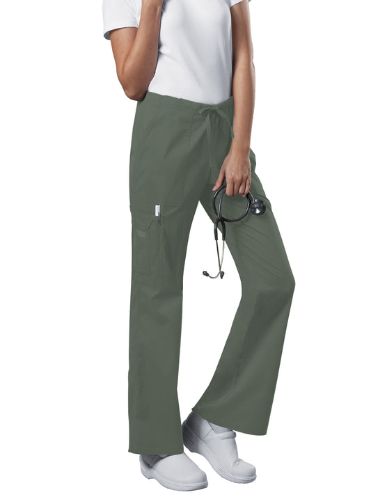 Mid Rise Drawstring Cargo Pant