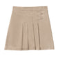 Girls' Stretch Pleated Tab Scooter - 55122AZ - Khaki
