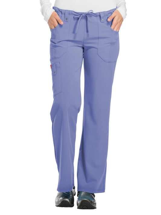 Women's Mid Rise Drawstring Cargo Pant