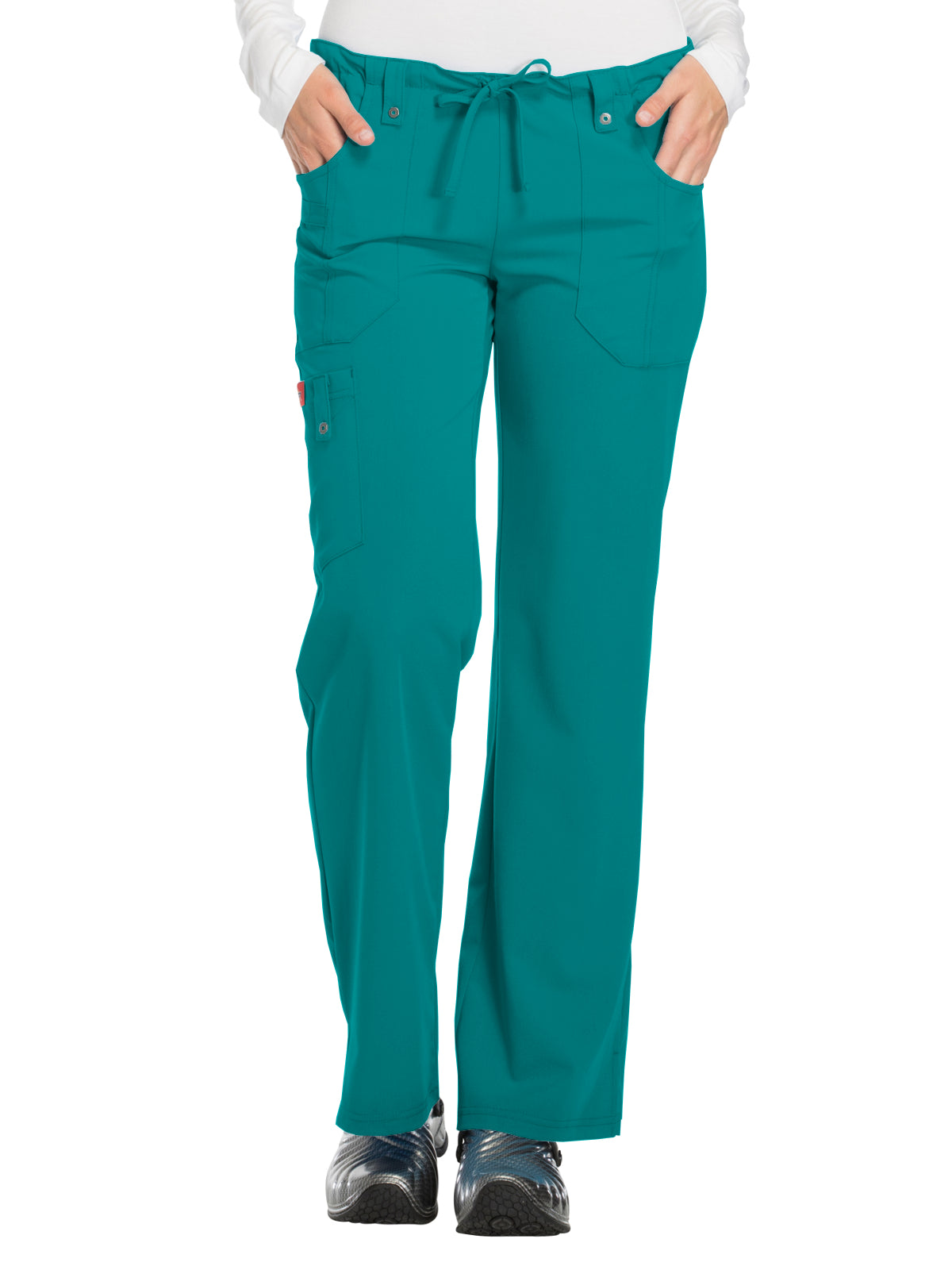 Women's Mid Rise Drawstring Cargo Pant