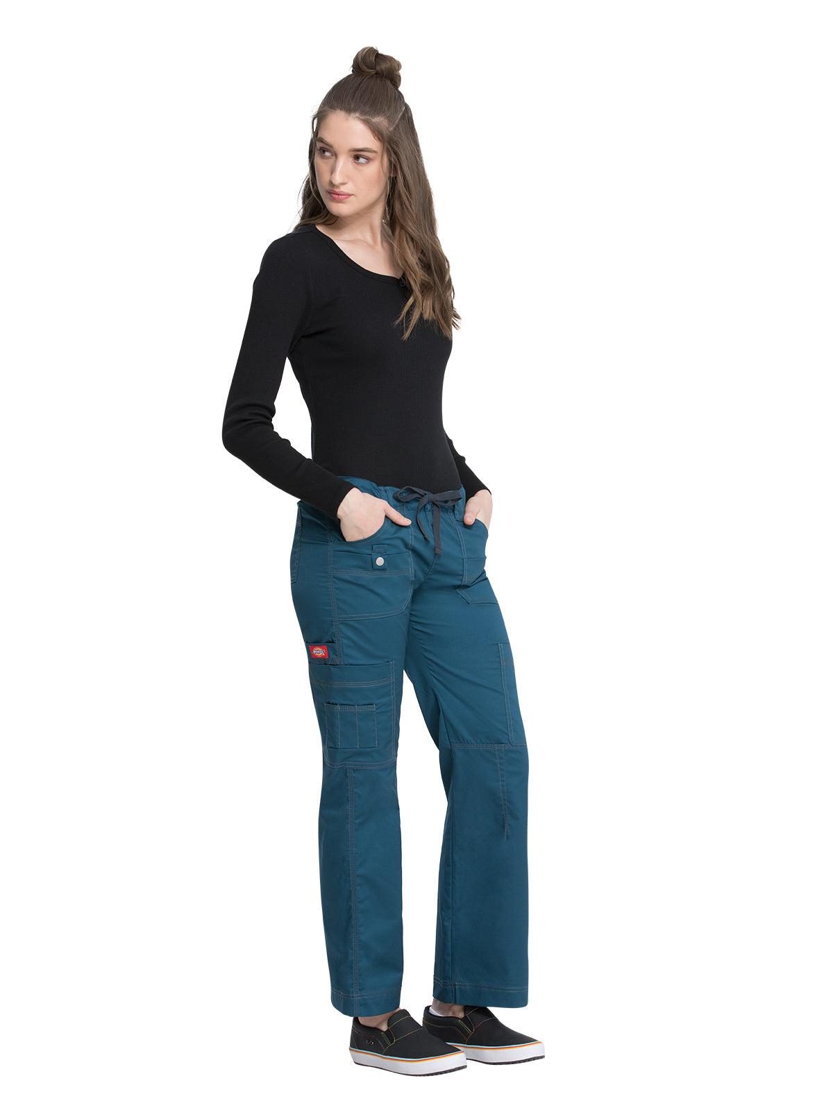 Women's Low Rise Drawstring Cargo Pant