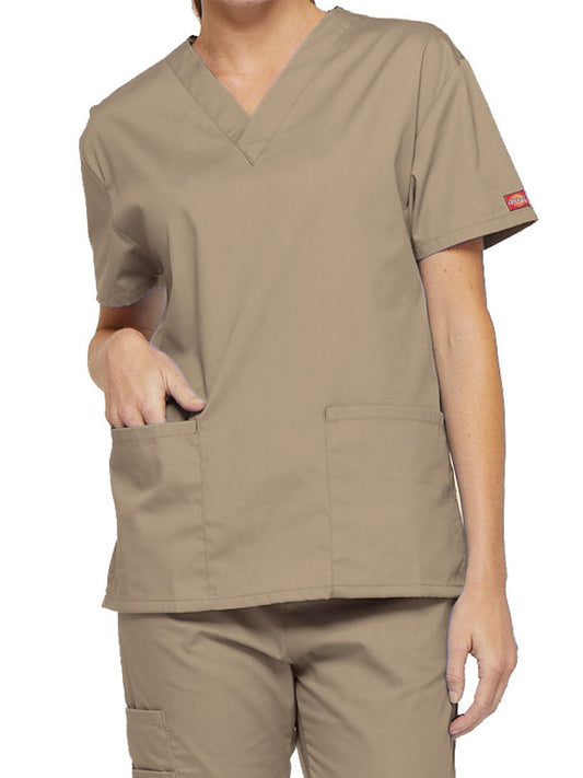 Women's 2-Pocket V-Neck Scrub Top