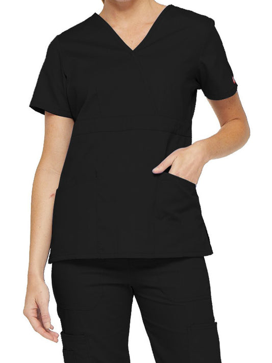 Women's 1-Pocket Mock Wrap Top