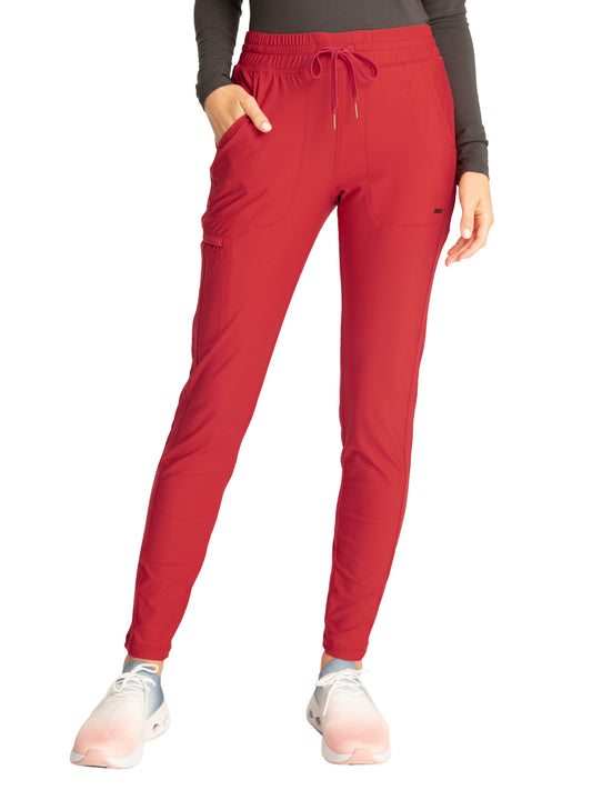 Women's 5 Pocket Tapered Leg Scrub Pant