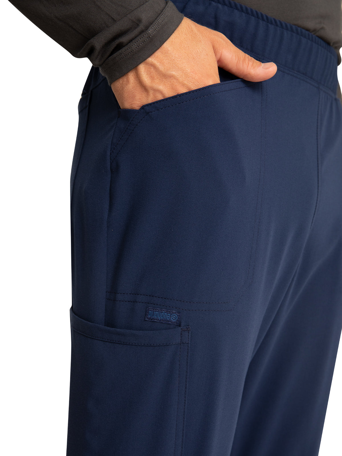 Men's Mid Rise Pull-on Elastic Waistband Jogger