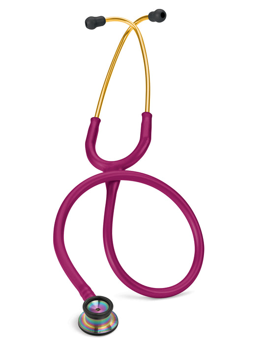 Classic II S.E. Infant Stethoscope - Raspberry with Champagne and Rainbow Finish