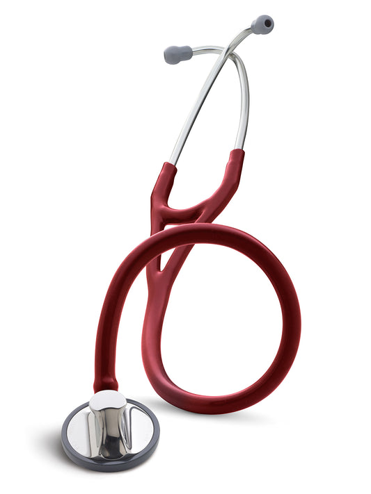 Master Cardiology™ Stethoscope - Burgundy with Steel Finish