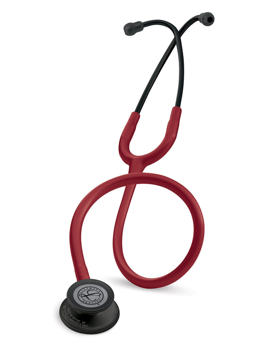 Classic III Monitoring Stethoscope - Burgundy with Black Finish