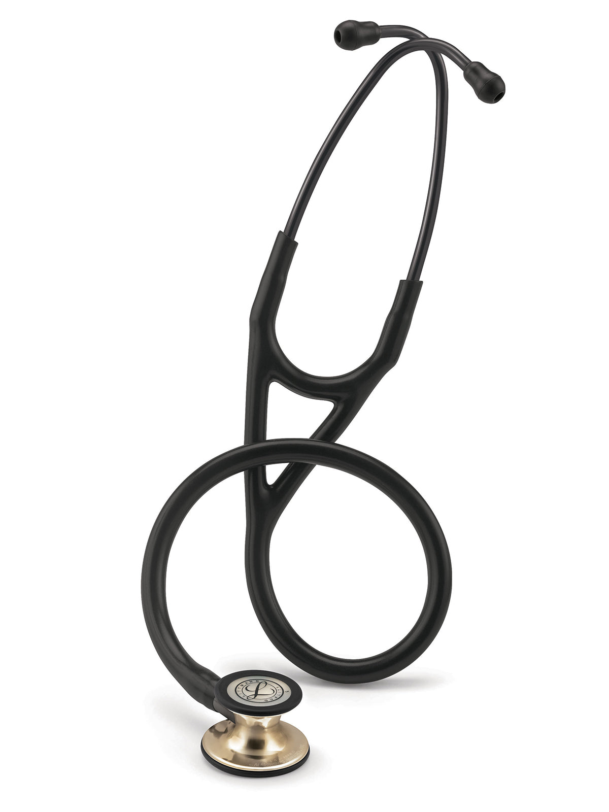 Cardiology IV™ Diagnostic Stethoscope - Black with Champagne Finish