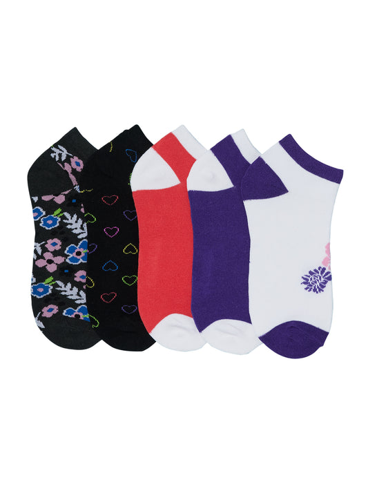 Women's 1-5 Pr Pack No Show Socks