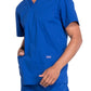 Men's 4-Pocket V-Neck Top - WW695 - Galaxy Blue