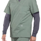 Men's 4-Pocket V-Neck Top - WW695 - Olive