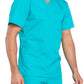 Men's 4-Pocket V-Neck Top - WW695 - Teal Blue
