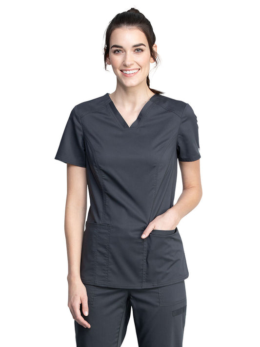 Women's V-Neck Scrub Top