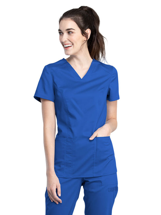 Women's V-Neck Scrub Top