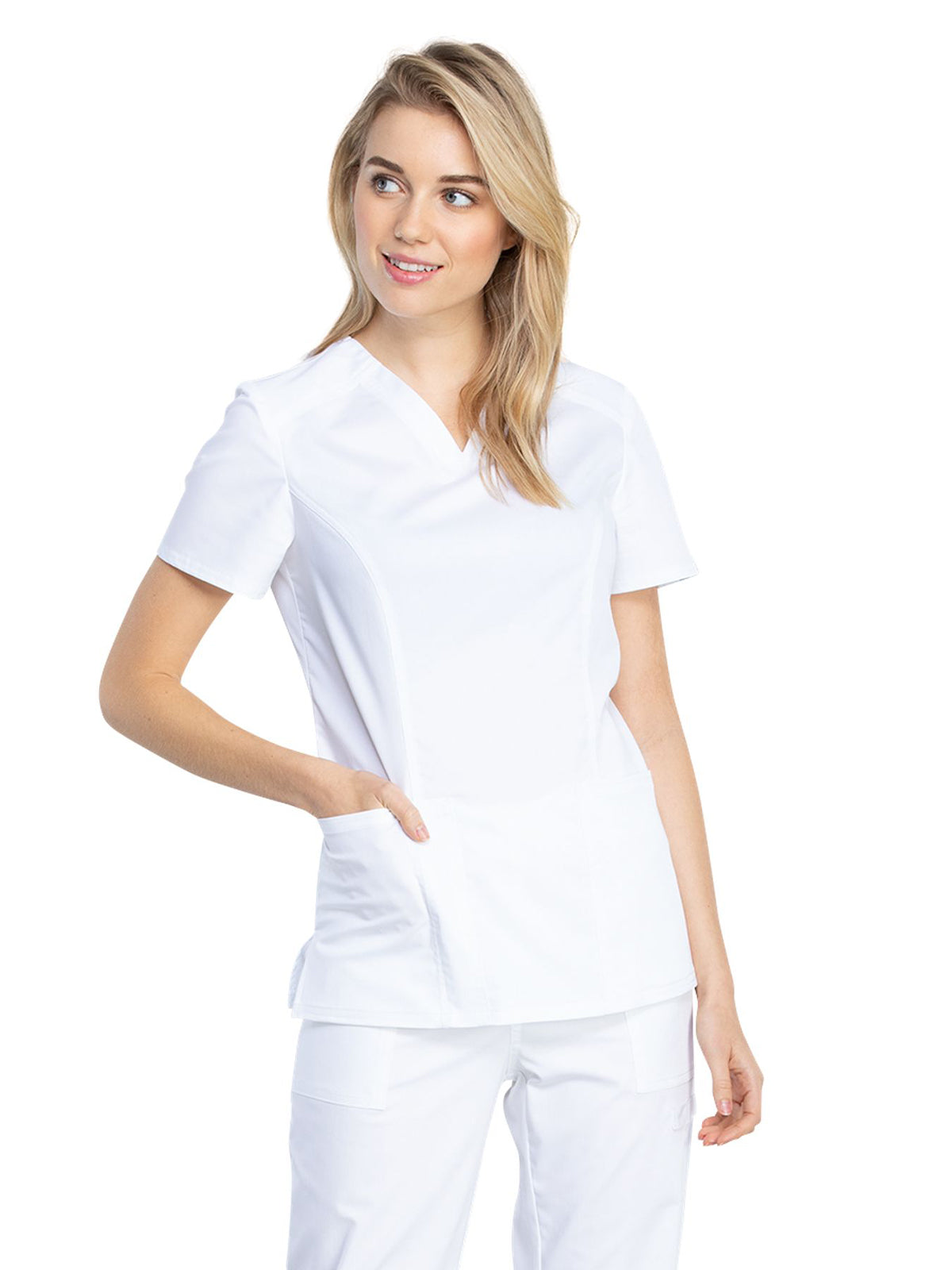 Women's V-Neck Scrub Top