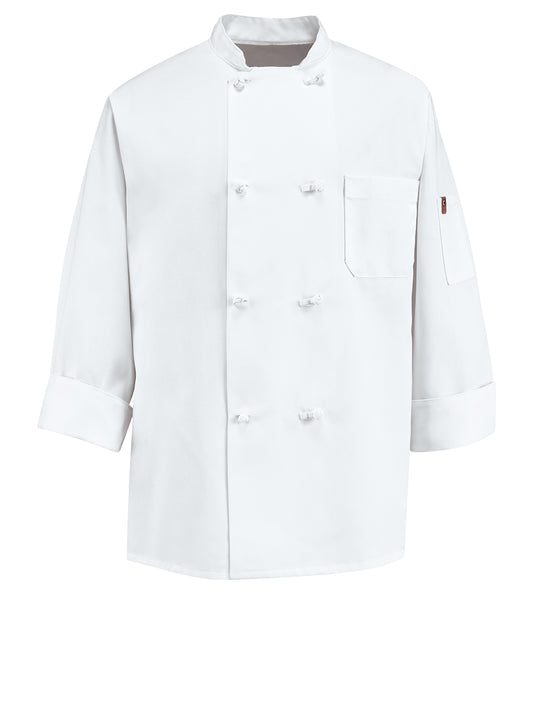 Unisex Eight Knot Button 30" Chef Coat