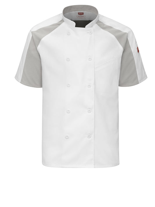 Men's Airflow Raglan Chef Coat with OilBlok