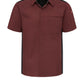Men's Airflow Cook Shirt with OilBlok - 502M - Merlot Heather With Black Mesh