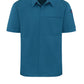 Men's Airflow Cook Shirt with OilBlok - 502M - Teal With Teal Mesh