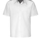 Men's Airflow Cook Shirt with OilBlok - 502M - White with White/Gray Mesh