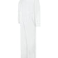 Men's Snap-Front Cotton Coverall - CC14 - White