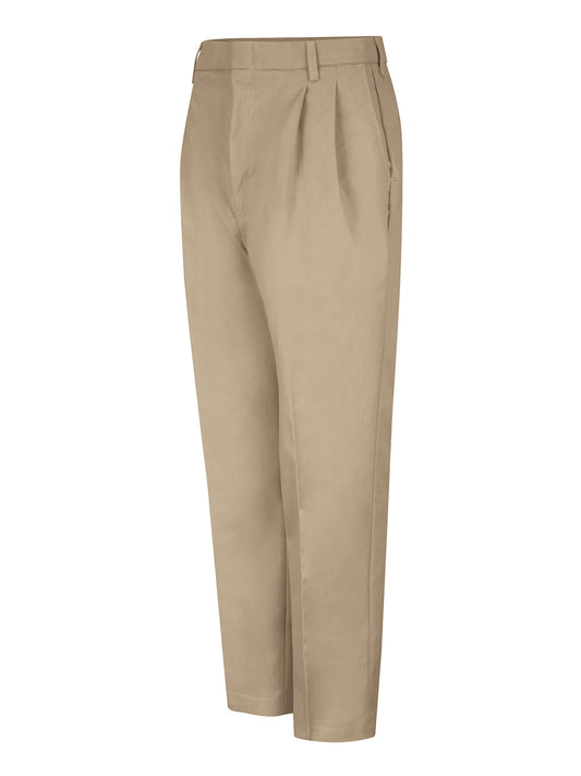 Men's Pleated Twill Slacks