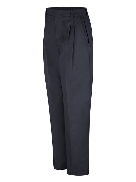 Women's Pleated Twill Slacks (Sizes: 04x34U to 22x34U)