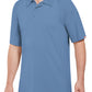 Men's Short Sleeve Performance Knit Flex Active Polo - SK92 - Medium Blue