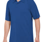 Men's Short Sleeve Performance Knit Flex Active Polo - SK92 - Royal Blue