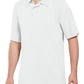 Men's Short Sleeve Performance Knit Flex Active Polo - SK92 - White