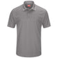 Men's Short Sleeve Performance Knit Pocketless Core Polo - SK96 - Grey